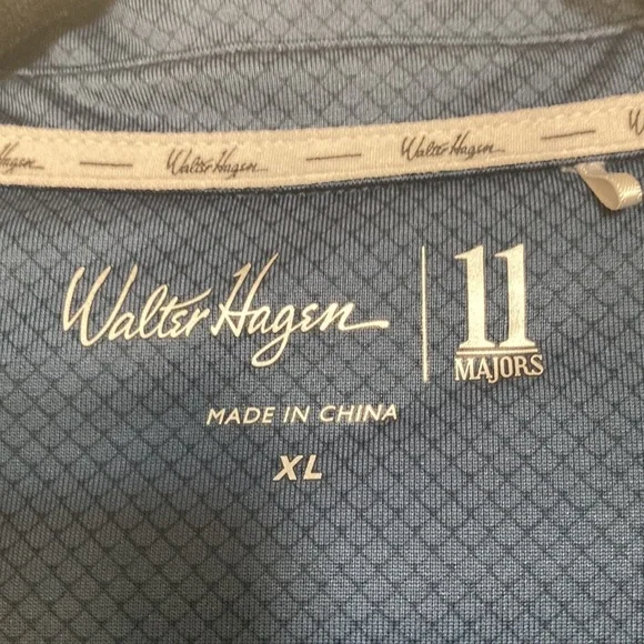 WALTER HAGEN GOLF SHIRT MEN SIZE XL BLUE ATHLETIC - Picture 8 of 11